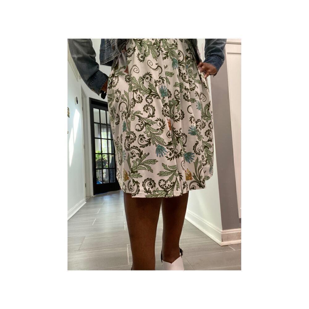 LuLaRue Printed Maxine Aline Skirt - Size L EUC